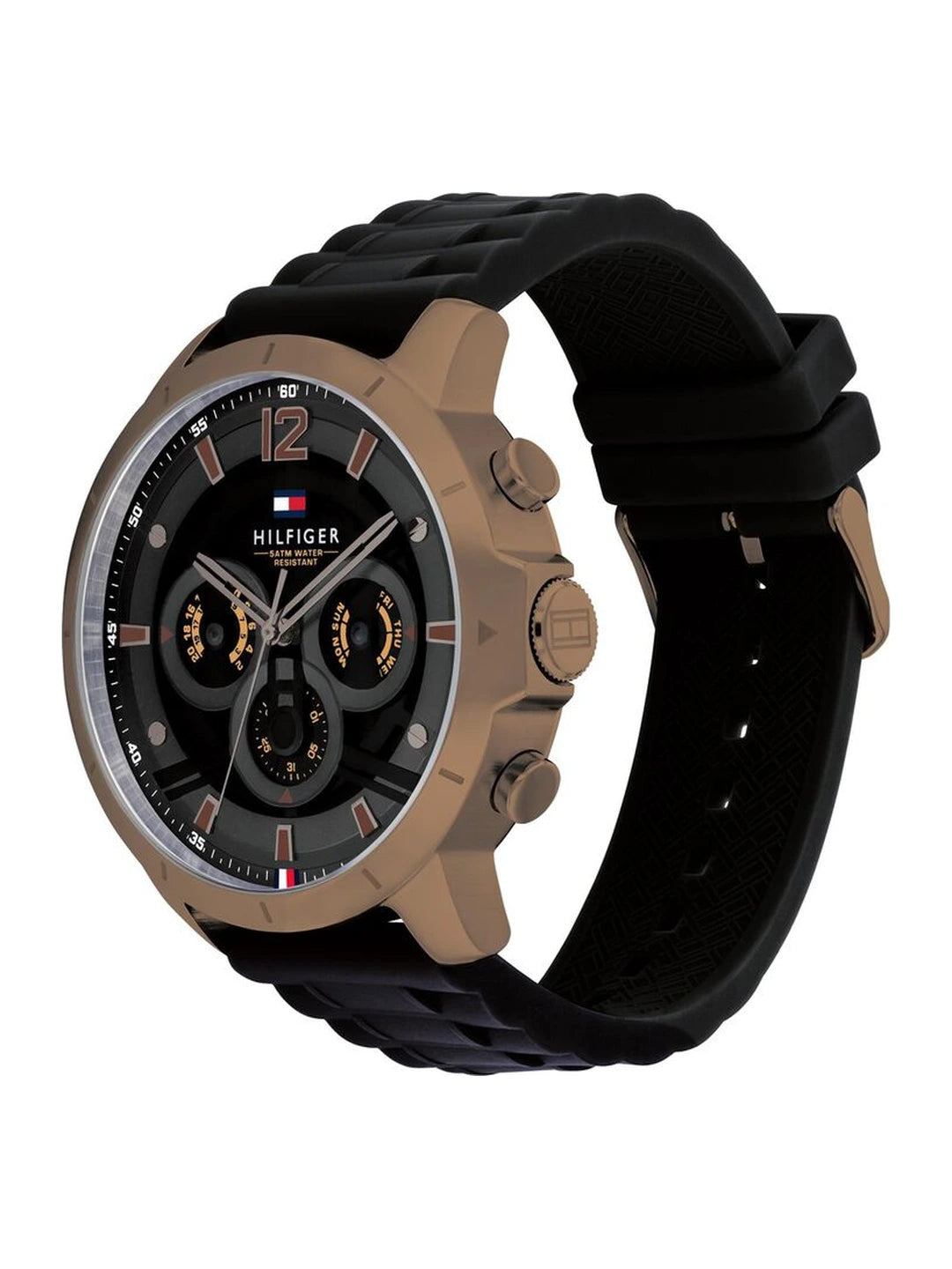 Tommy Hilfiger Round Black Dial Analog Watch - TH1710491