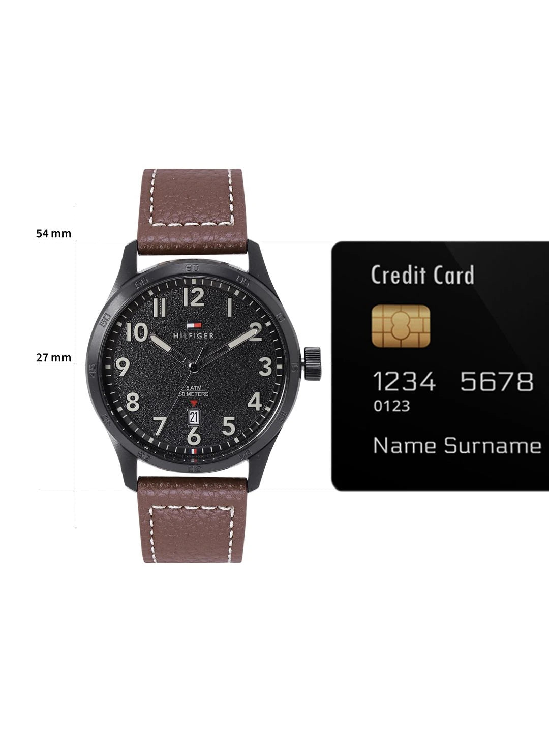 Tommy Hilfiger Leather Analogue Watch - TH1710560
