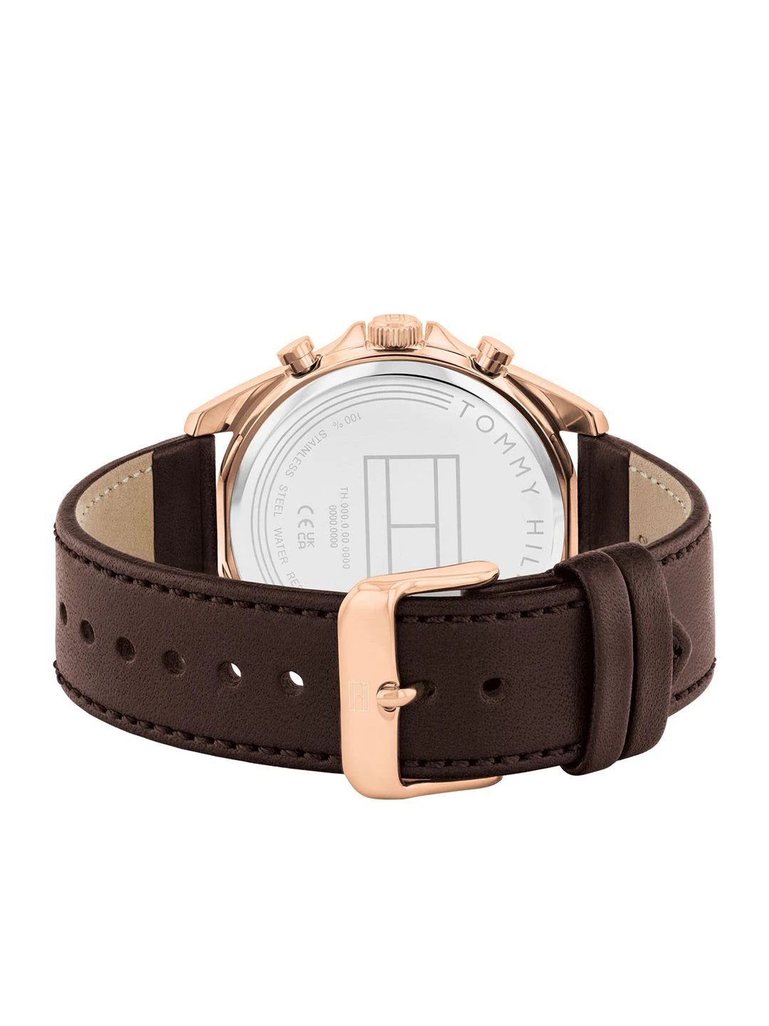Tommy Hilfiger Dial & Leather Straps Chronograph Analogue Watch - TH1710645