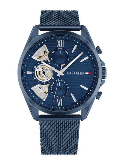 Tommy Hilfiger Dial & Textured Straps Analogue Watch  - TH1710648
