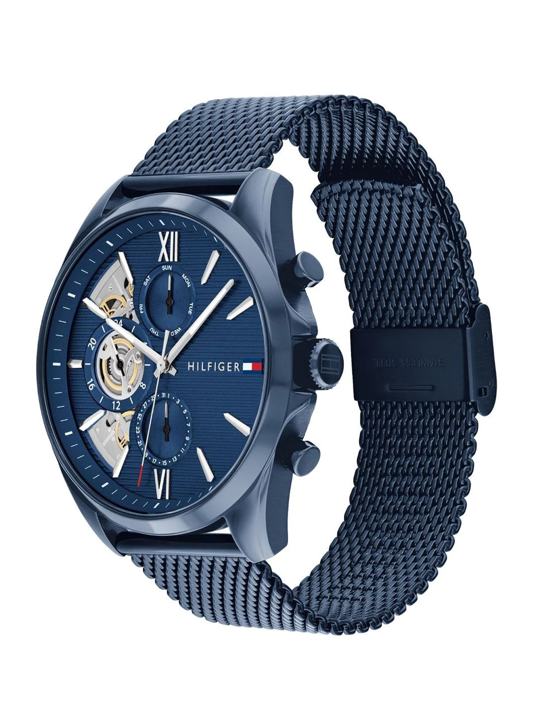 Tommy Hilfiger Dial & Textured Straps Analogue Watch  - TH1710648