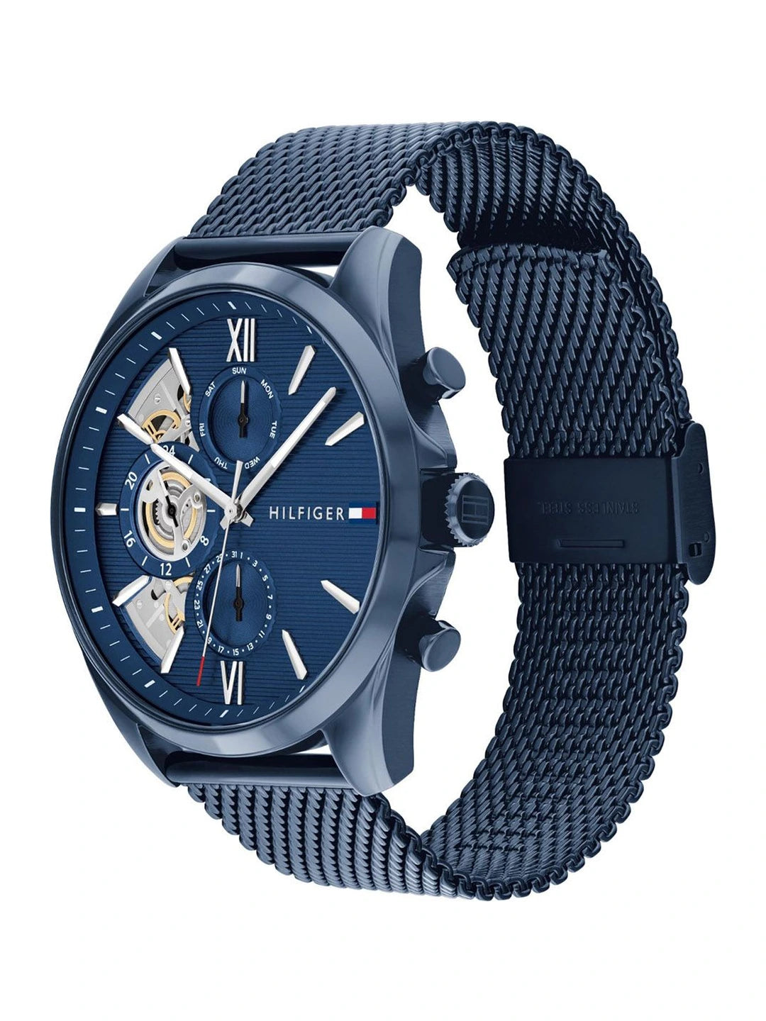 Tommy Hilfiger Dial & Textured Strap Analogue Watch  - TH1710648