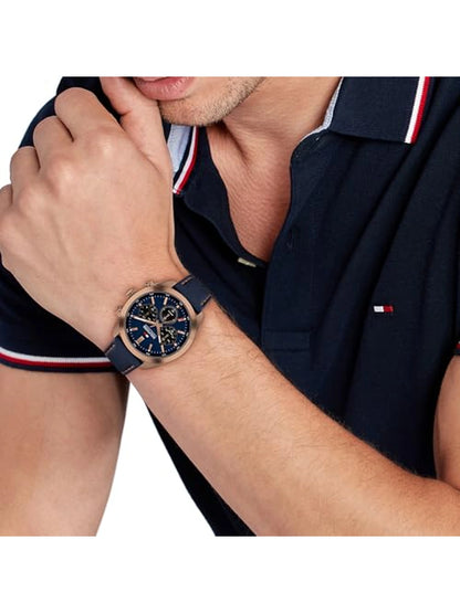 Tommy Hilfiger  Round Blue Dial Analog Watch - TH1710721