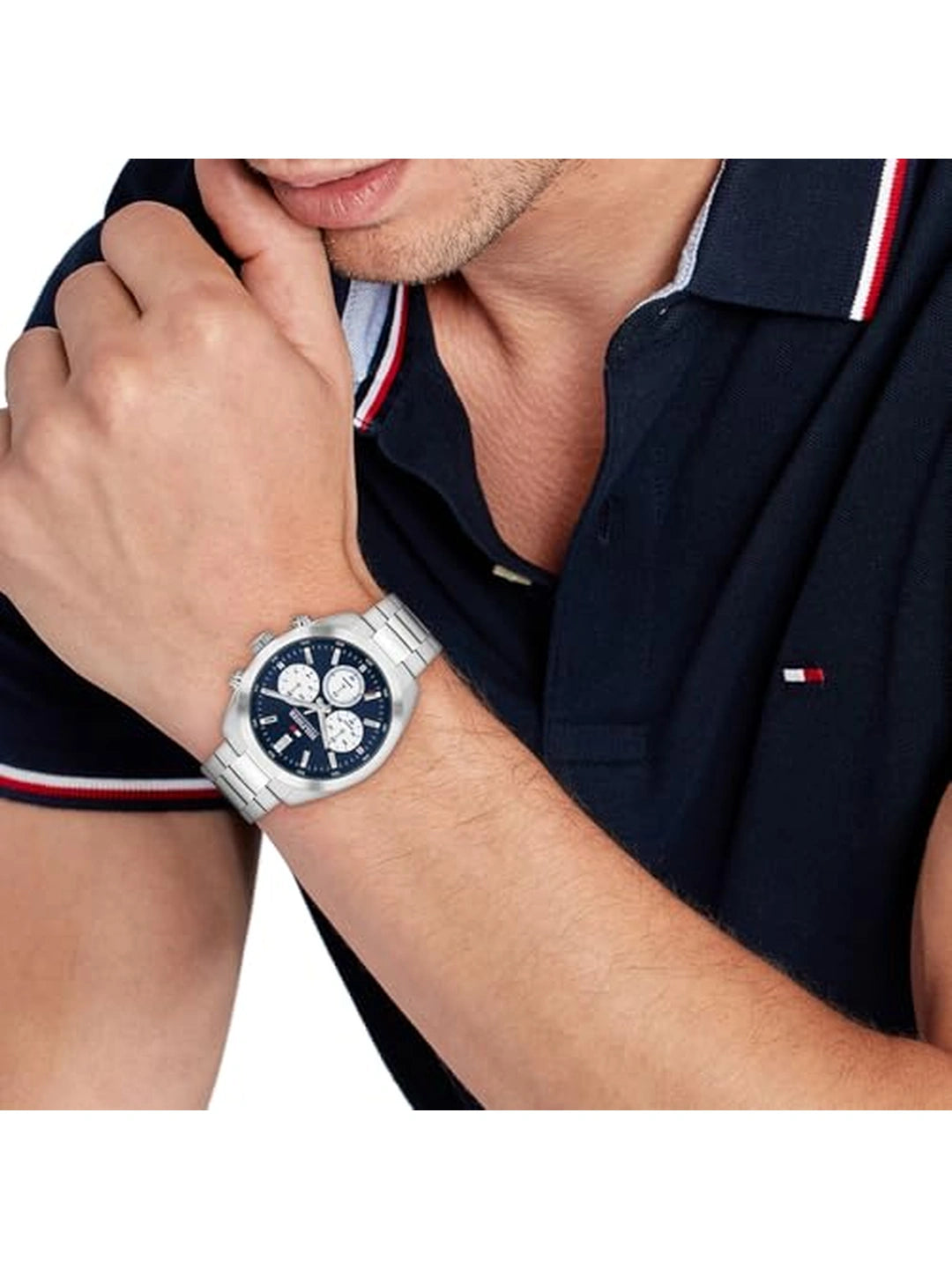 Tommy Hilfiger Round Blue Dial Analog Watch - TH1710722