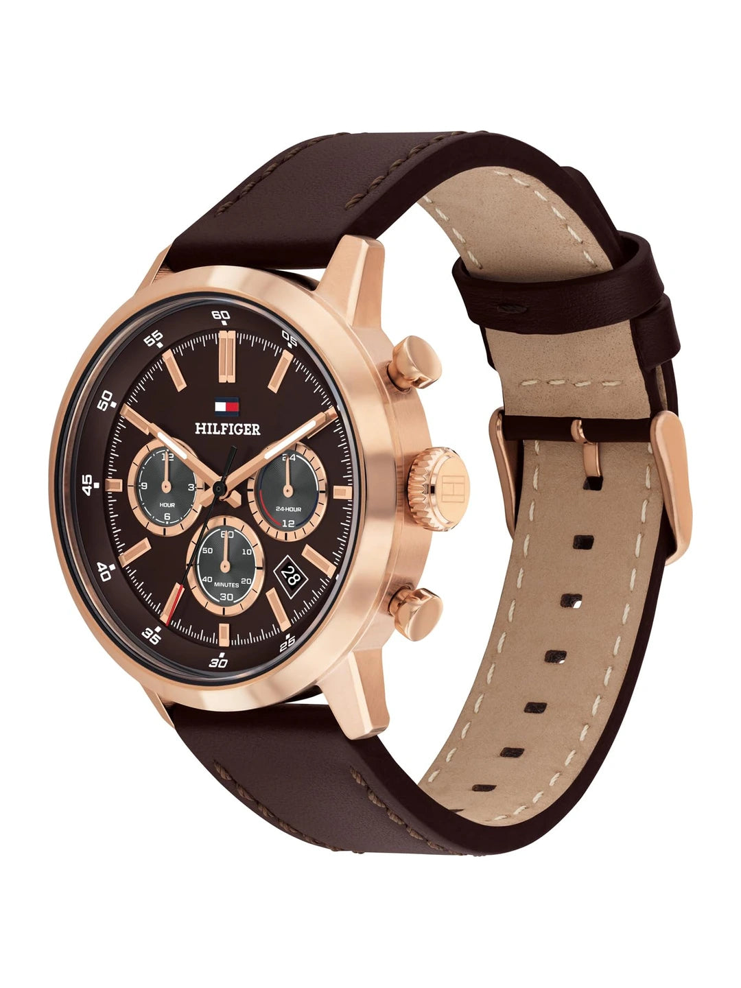 Tommy Hilfiger  Round Brown Dial Analog Watch - TH1710752