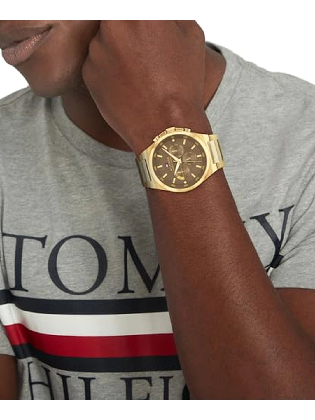 Tommy Hilfiger Round Brown Dial Analog Watch - TH1792090