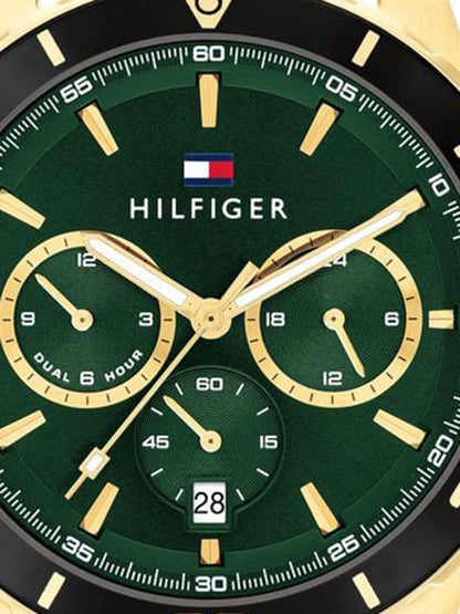 Tommy Hilfiger Multifunction Analog Green Dial Watch - TH1792093