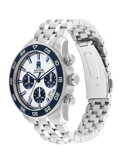 Tommy Hilfiger Dial & Stainless Steel Bracelet Style Straps Analogue Watch - TH1792157