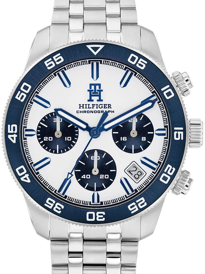 Tommy Hilfiger Dial & Stainless Steel Bracelet Style Straps Analogue Watch - TH1792157