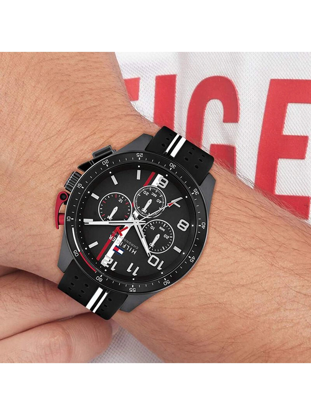 Tommy Hilfiger Round Black Dial Analog Watch - TH1792168