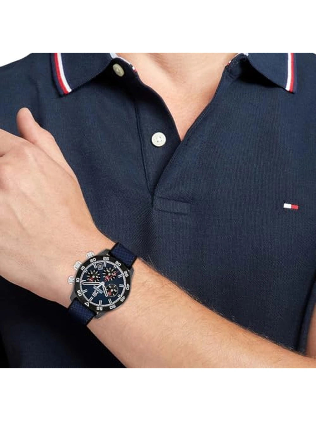 Tommy Hilfiger Round Blue Dial Analog Watch - TH1792183