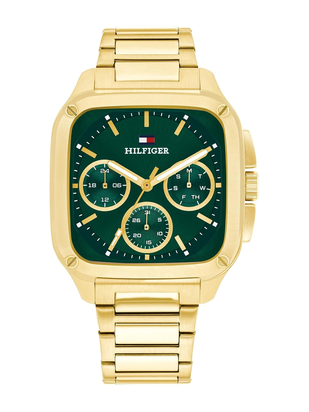Tommy Hilfiger Square Green Dial Analog Watch - TH1792223