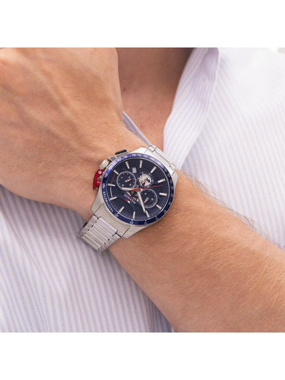 Tommy Hilfiger Bank Blue Dial Quartz Analog Watch - TH1792261
