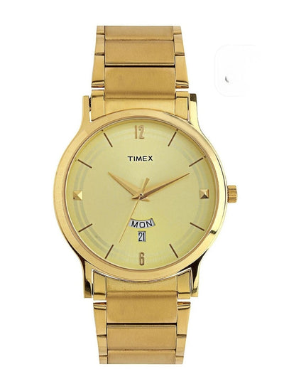 Timex Trendline Round 21mm Champagne Dial Analog Watch - TI000R421