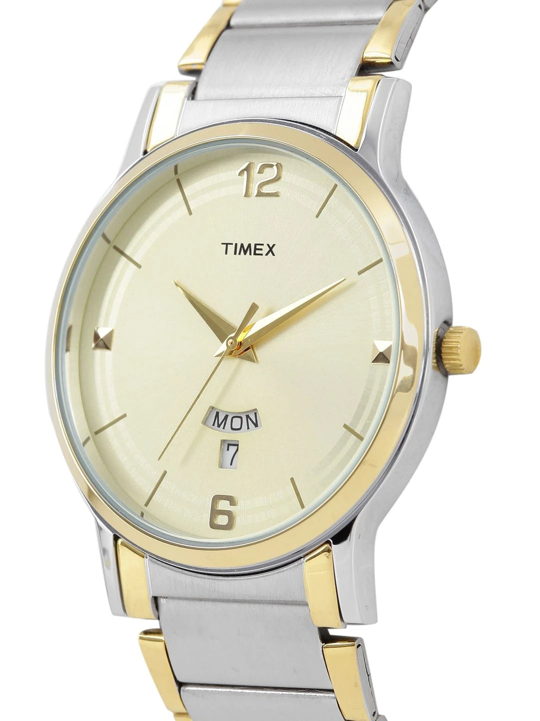 Timex Trendline Round 21mm Champagne Dial Analog Watch - TW000R426