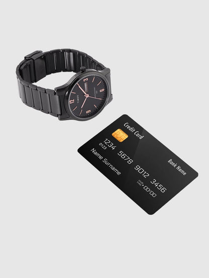 Timex Trendline Round 21mm Black Dial Analog Watch - TW000R438