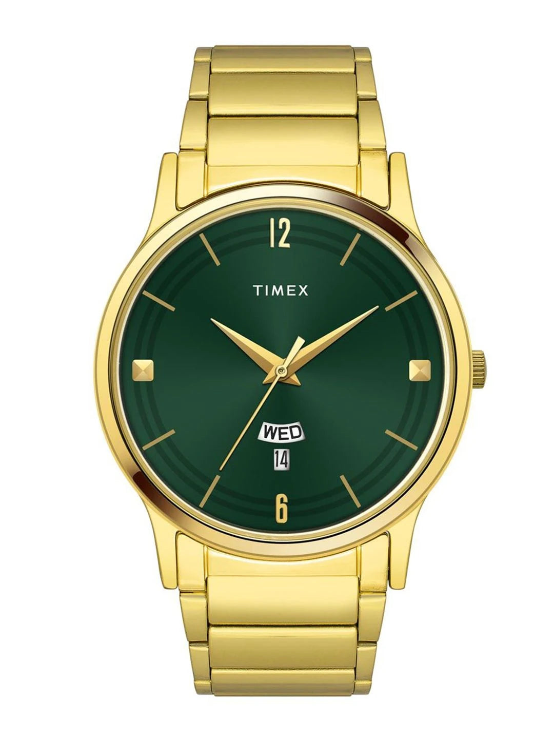 Timex Trendline Round 39mm Green Dial Analog Watch - TW000R462