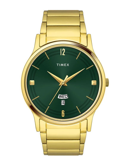 Timex Trendline Round 39mm Green Dial Analog Watch - TW000R462