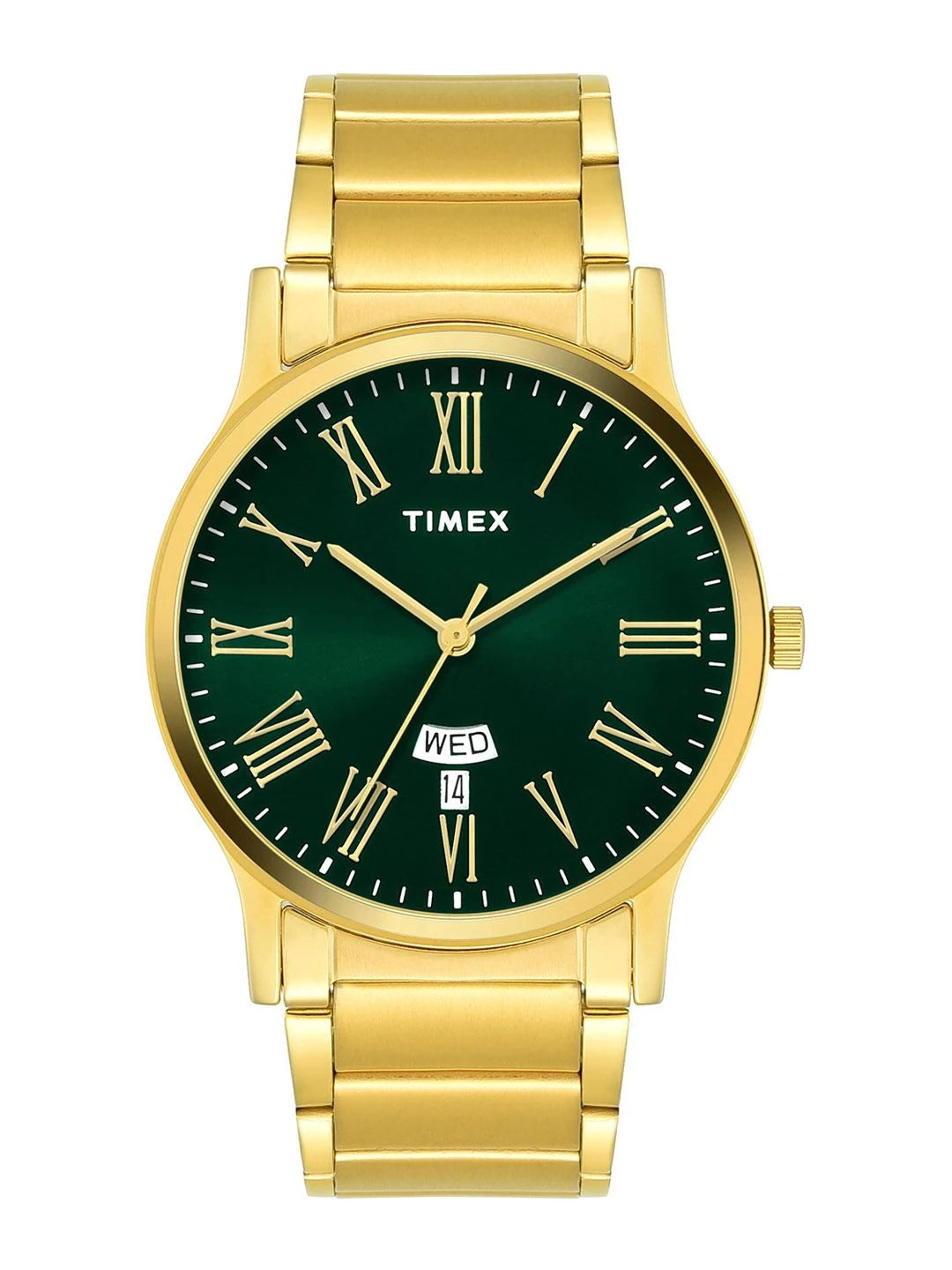 Timex Trendline Round 21mm Green Dial Analog Watch - TW000R469