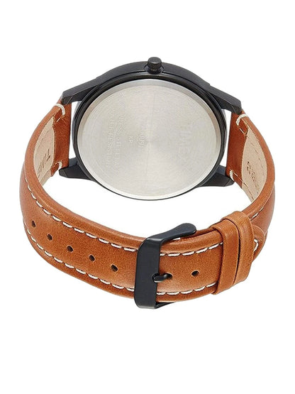 Timex Dial & Leather Straps Analogue Watch - TW000U913