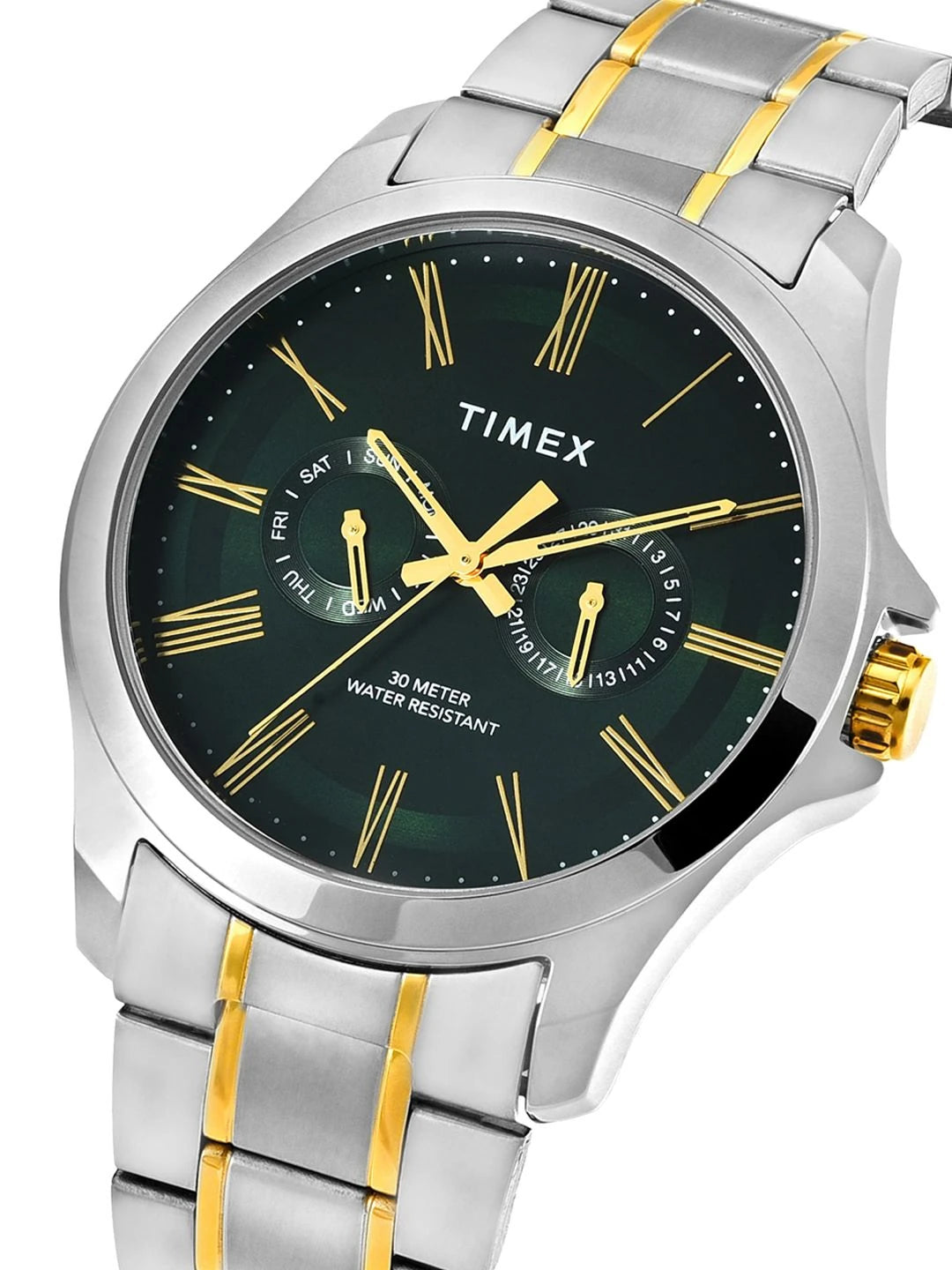 Timex Trendline Round 21mm Green Dial Analog Watch - TW000X130