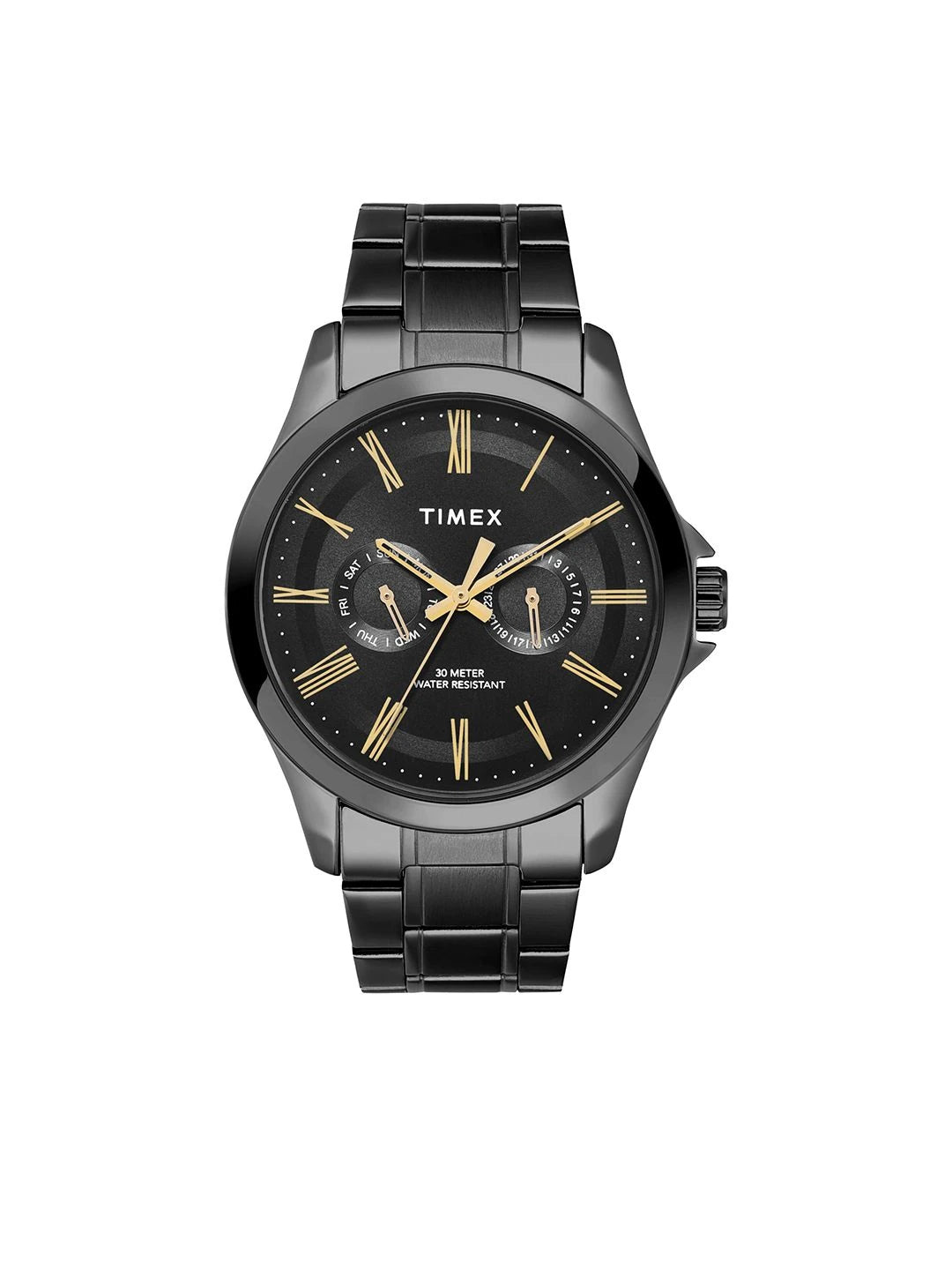 Timex Trendline Round 42mm Black Dial Analog Watch - TW000X135