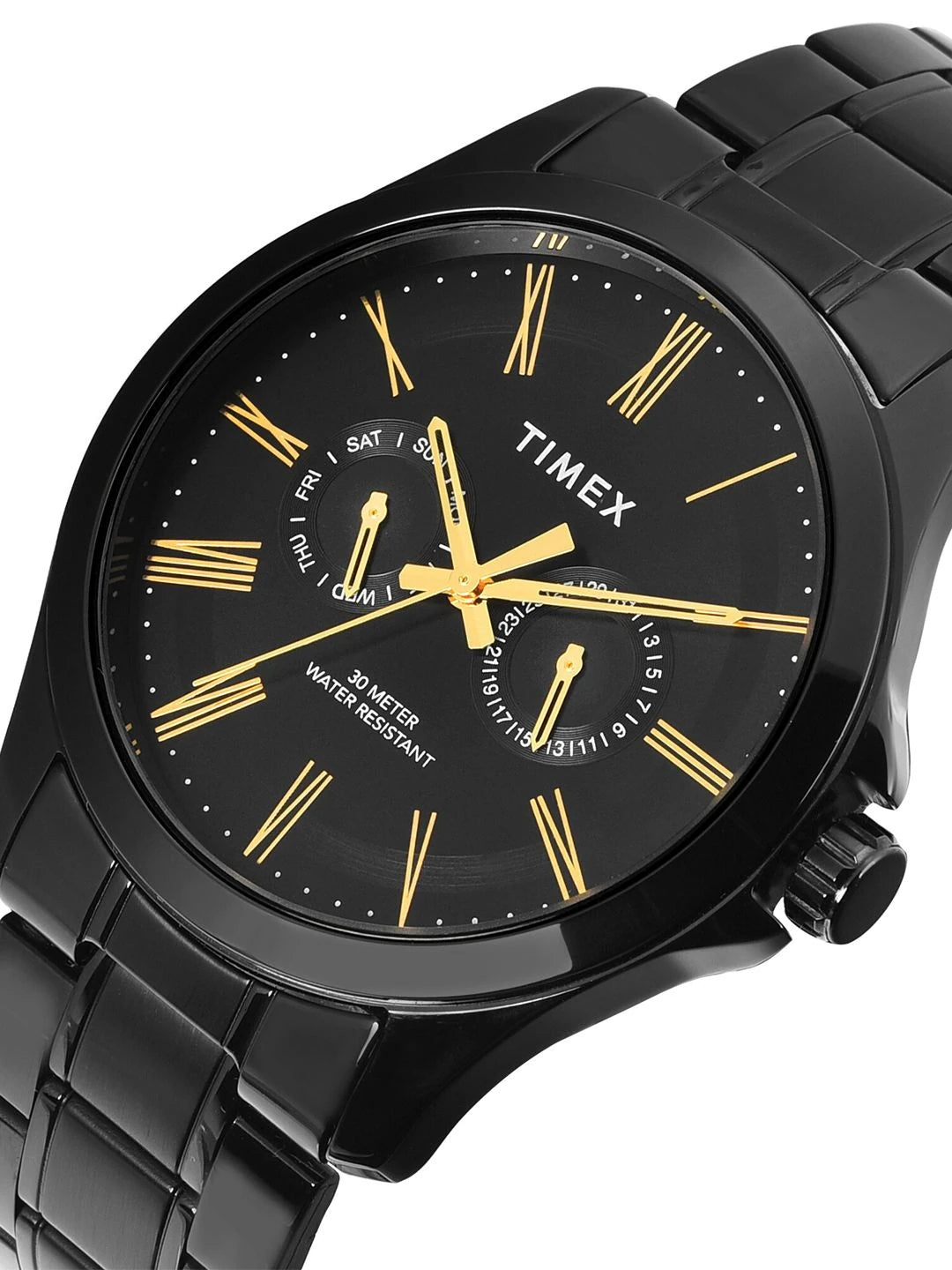 Timex Trendline Round 42mm Black Dial Analog Watch - TW000X135