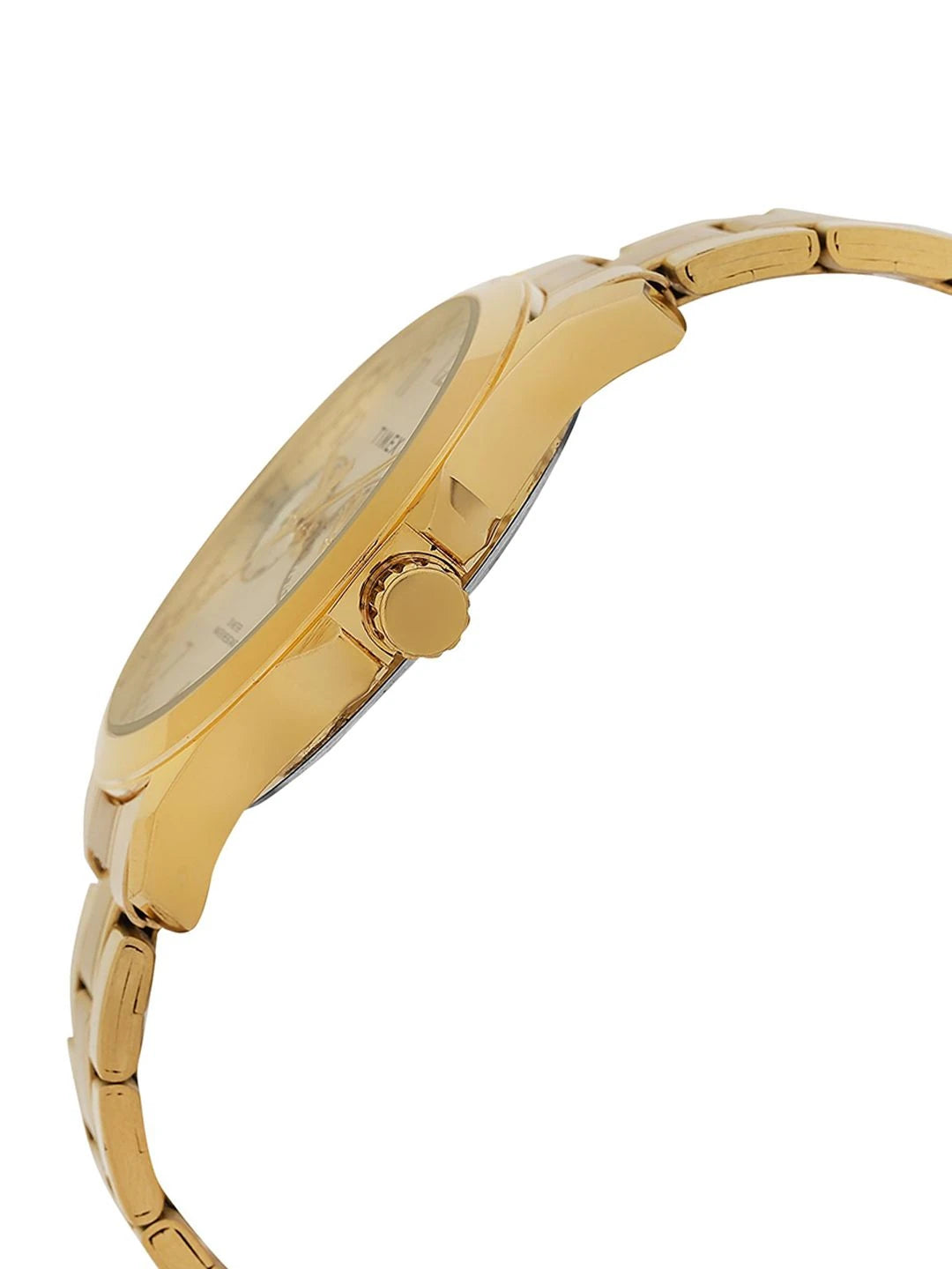 Timex Trendline Round 21mm Champagne Dial Analog Watch - TW000X143