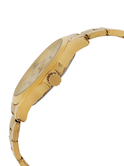 Timex Trendline Round 21mm Champagne Dial Analog Watch - TW000X143