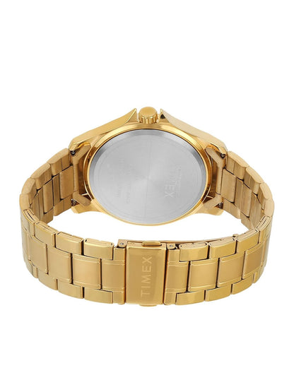 Timex Trendline Round 21mm Champagne Dial Analog Watch - TW000X143