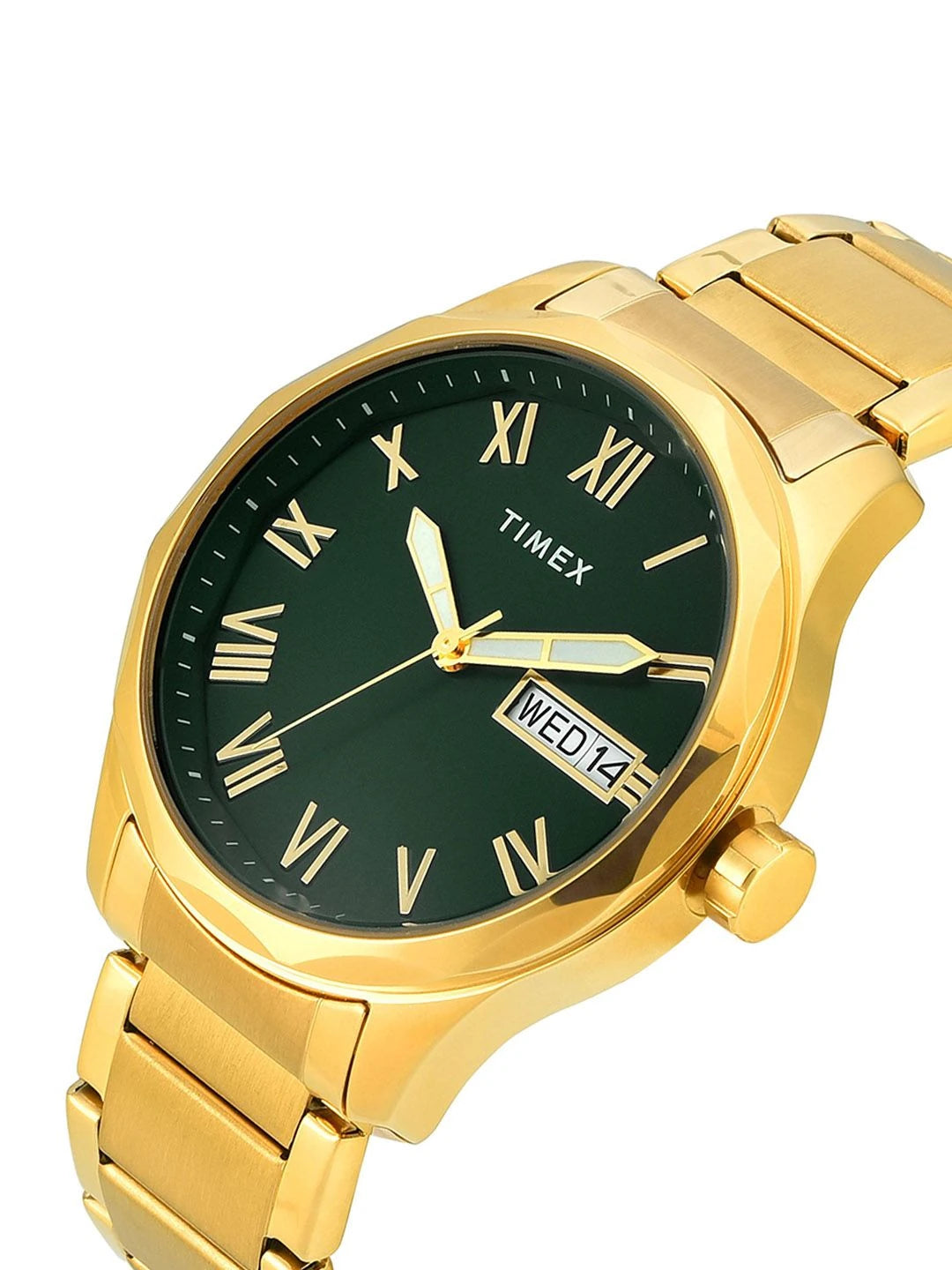 Timex Signio Round 21mm Green Dial Analog Watch - TW0TG7640