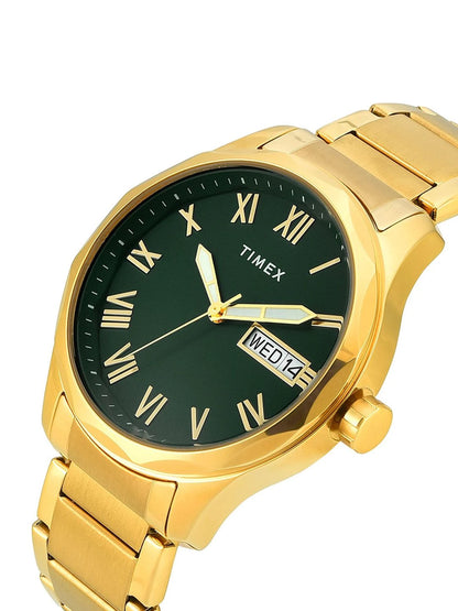 Timex Signio Round 21mm Green Dial Analog Watch - TW0TG7640