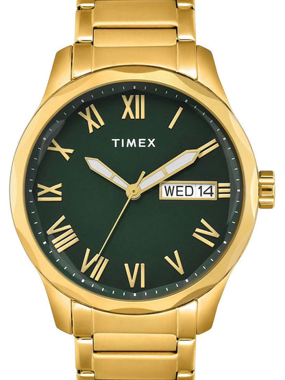 Timex Signio Round 21mm Green Dial Analog Watch - TW0TG7640