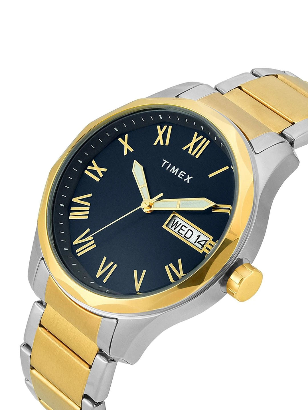 Timex Signio Round 44mm Blue Dial Analog Watch - TW0TG7642