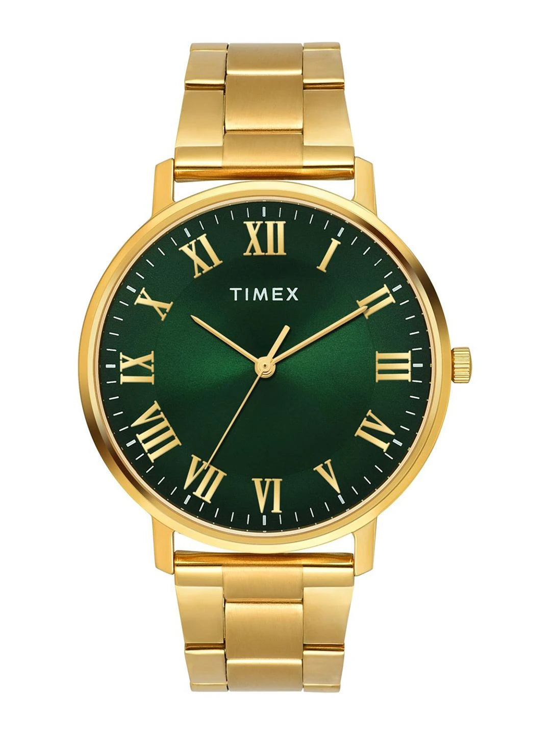 Timex Trendline Round 21mm Green Dial Analog Watch - TW0TG8024