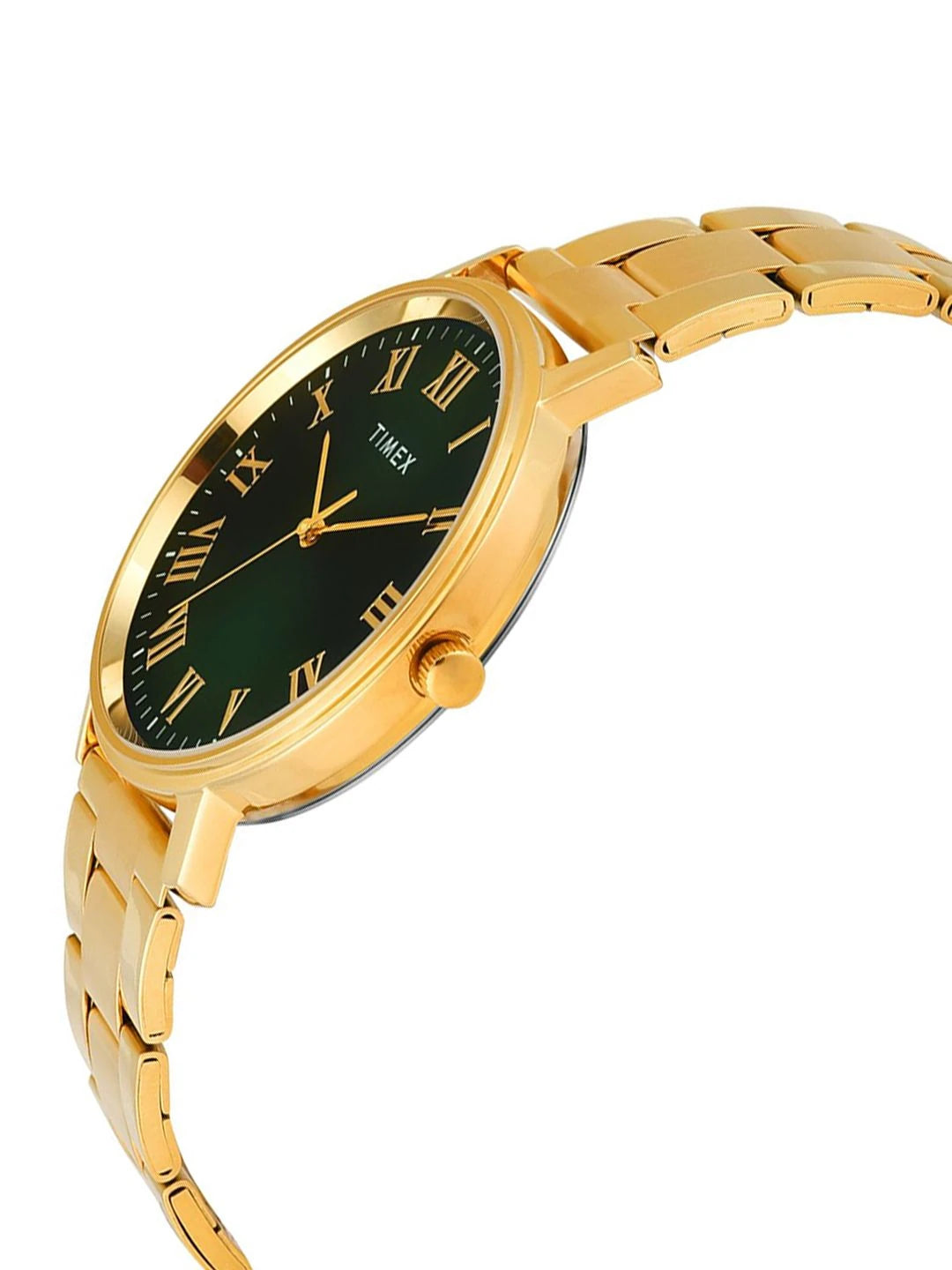 Timex Trendline Round 21mm Green Dial Analog Watch - TW0TG8024