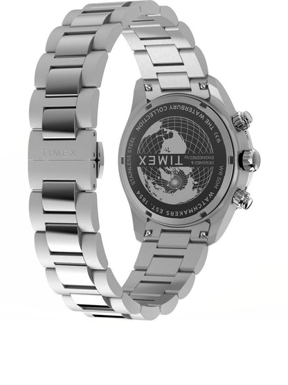 Timex Dial & Stainless Steel Bracelet Style Straps Analogue Chronograph Watch - TW2Y70500IK