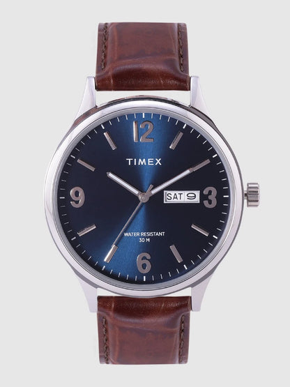 Timex Trendline Round 43mm Blue Dial Analog Watch - TWEG18400