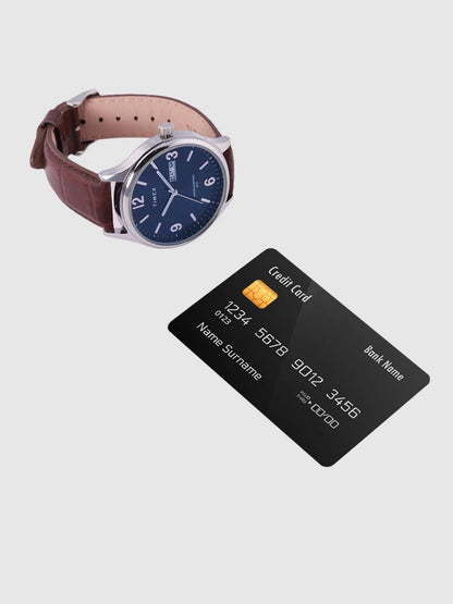 Timex Trendline Round 43mm Blue Dial Analog Watch - TWEG18400