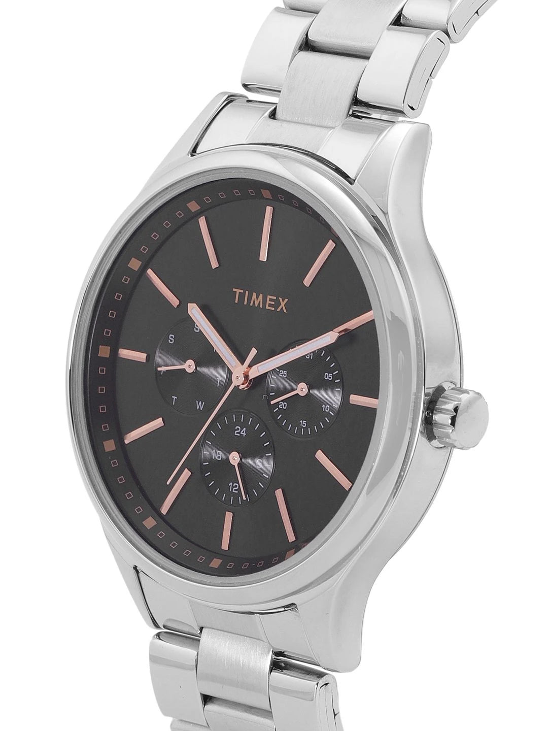 Timex Trendline Round 21mm Black Dial Analog Watch - TWEG18408