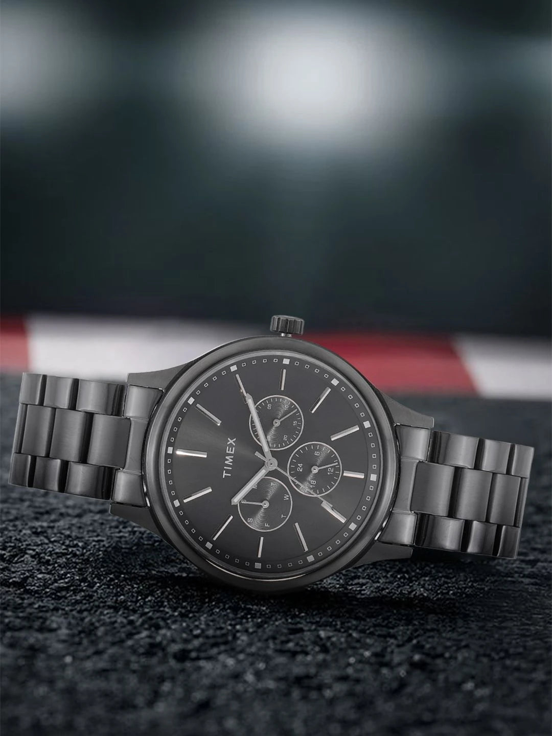 Timex Trendline Round 43mm Black Dial Analog Watch - TWEG18410