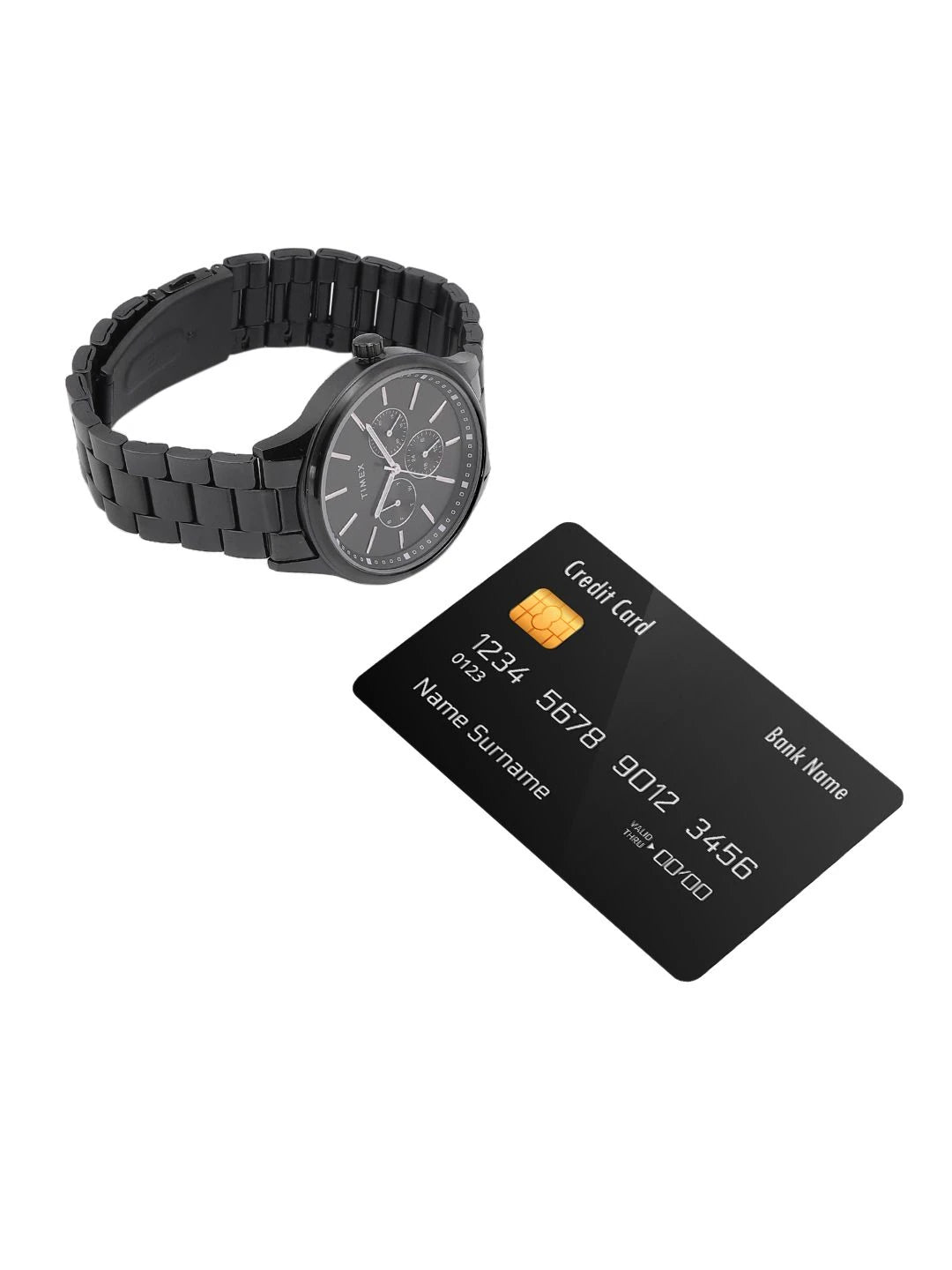 Timex Trendline Round 43mm Black Dial Analog Watch - TWEG18410