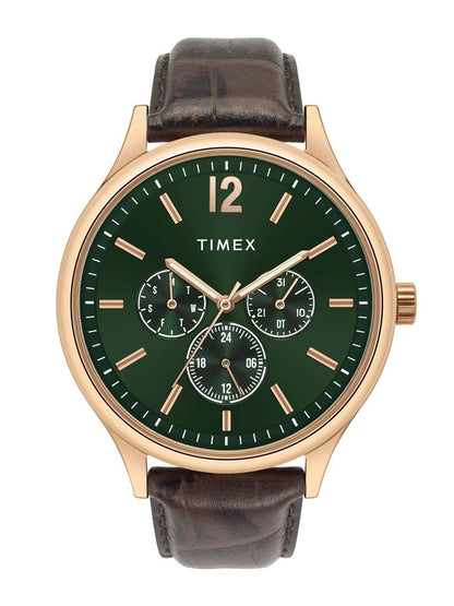 Timex Trendline Round 21mm Green Dial Analog Watch - TWEG18434