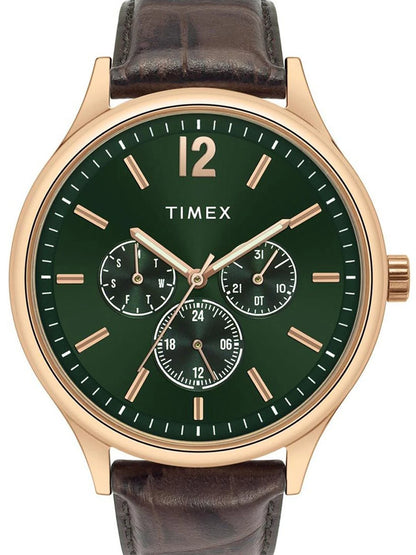 Timex Trendline Round 21mm Green Dial Analog Watch - TWEG18434