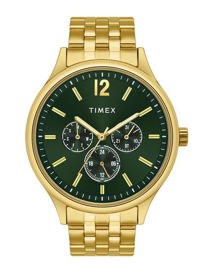 Timex Trendline Round 21mm Green Dial Analog Watch - TWEG18435