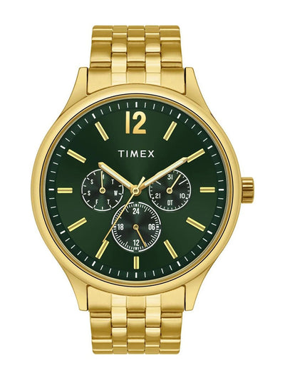 Timex Trendline Round 21mm Green Dial Analog Watch - TWEG18435