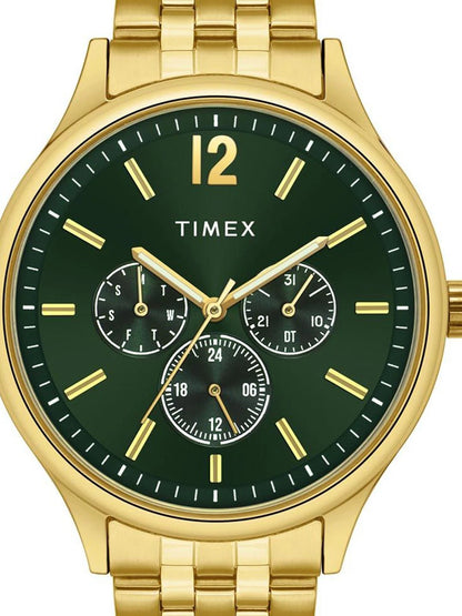 Timex Trendline Round 21mm Green Dial Analog Watch - TWEG18435