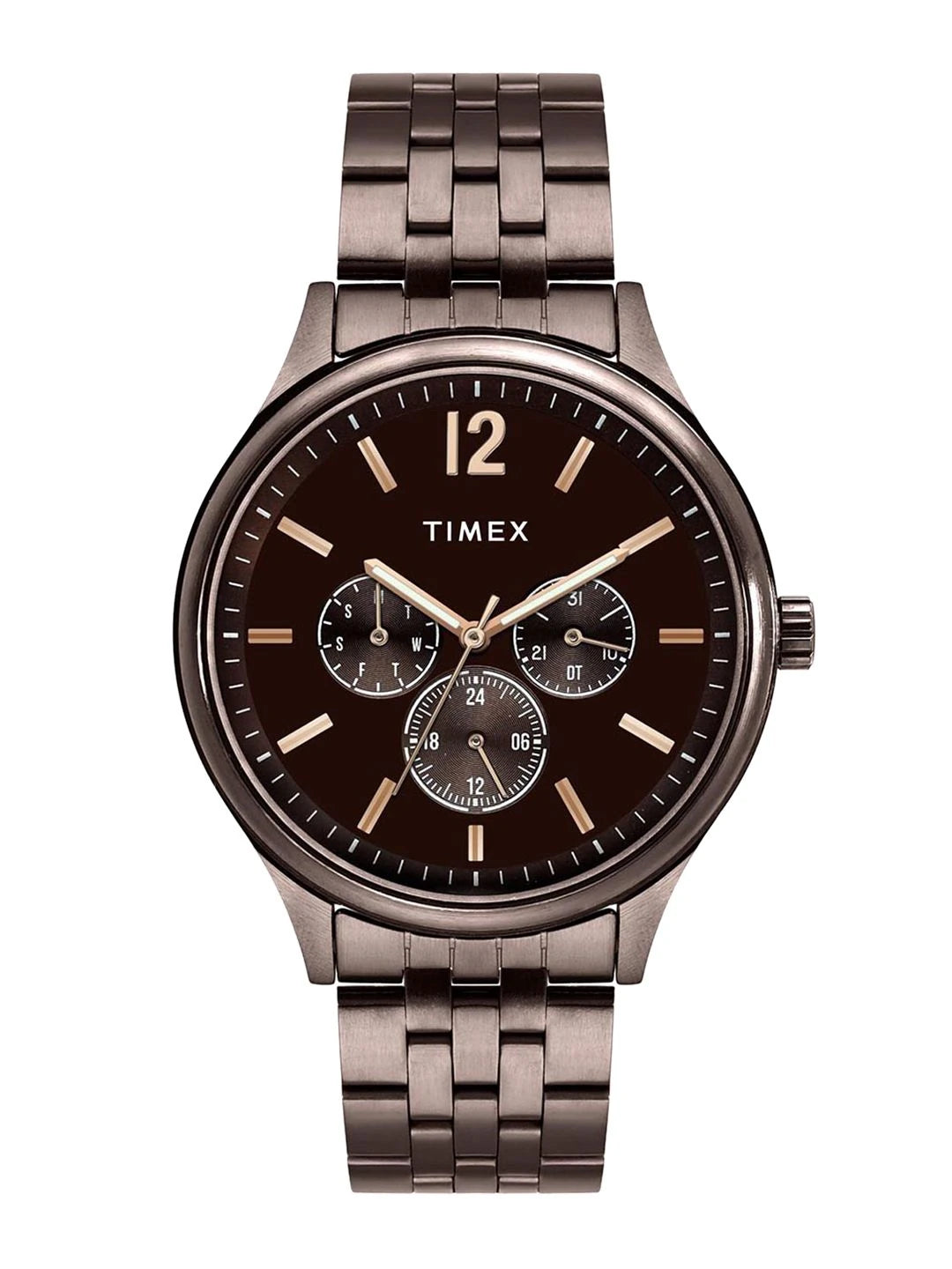 Timex Trendline Round 21mm Brown Dial Analog Watch - TWEG18436
