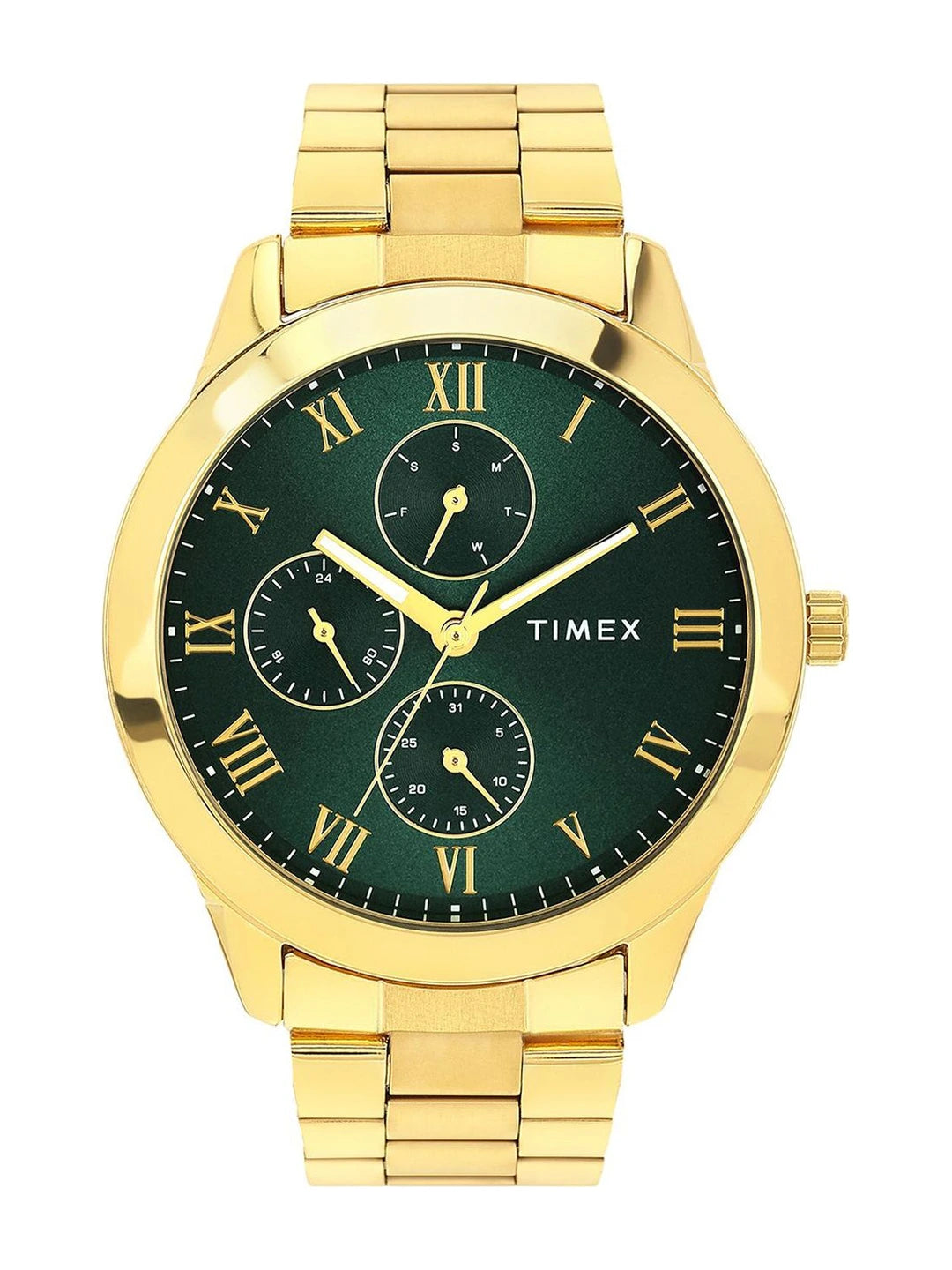 Timex Trendline Round 21mm Green Dial Analog Watch - TWEG18527