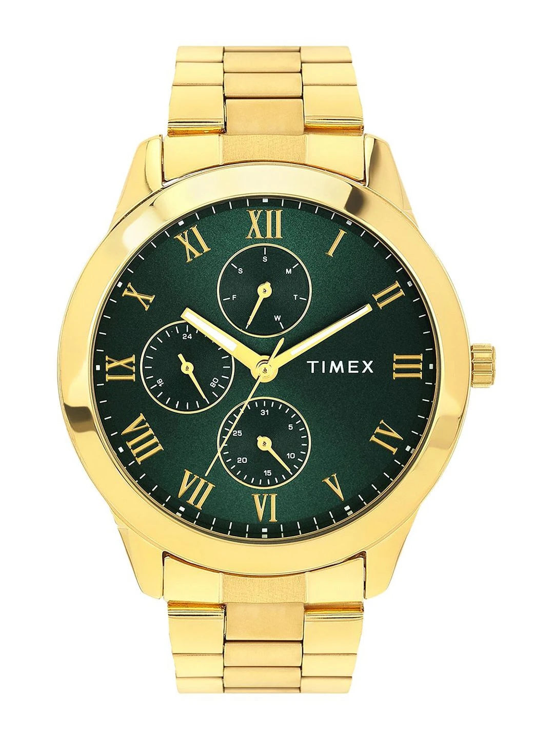 Timex Trendline Round 21mm Green Dial Analog Watch - TWEG18527